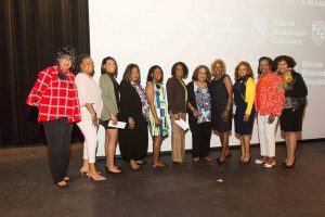 Members of the South Suburban Chicago Chapter of the Links presented academic scholarships to students at South Suburban College.