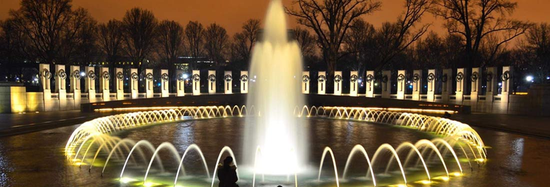 Photo of the World War II Memorial in Washington D.C.