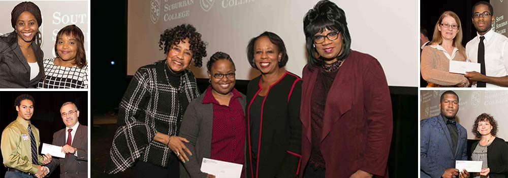 a Photo collage of 2021 Scholarship winners