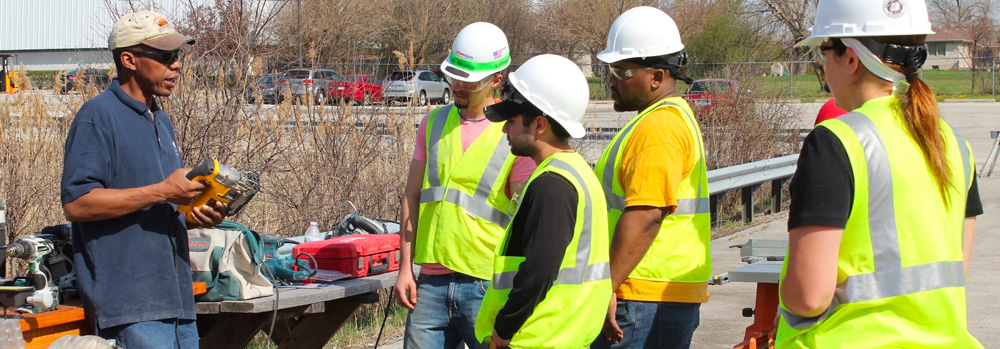 A header showing students getting HCCTP training at SSC