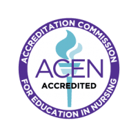 The Accreditation Commission for Education in Nursing (ACEN) Accredited Seal